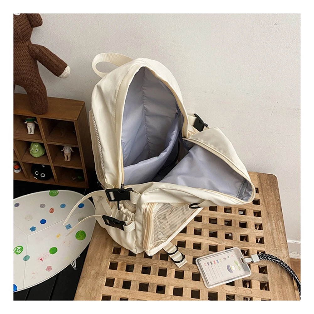 Collage Style School Bag for Teenage Itabag Kawaii Backpack Transparent Love Heart JK Backpack Women Laptop Bag 250402