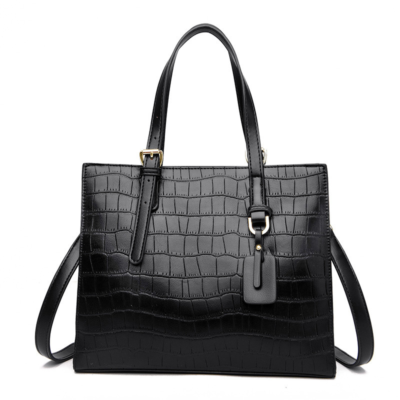Luxury Handbag Women's Fashion Large Capacity Tote Bag Middle-aged Mom Commuting Diagonal Shoulder Bag