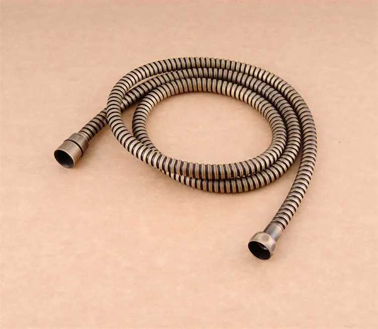 Plumbing Hoses Stainless Steel Gold 150cm Tube Shower Hose ible Shower Replacement Part Bathro Water Hose HJ-0515 Y251107