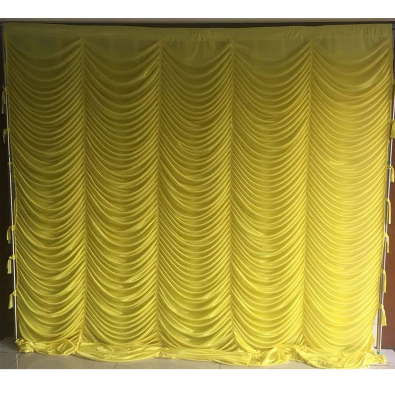 Wedding Decorations Water Ripple Yarn Curtain for Wedding Stage