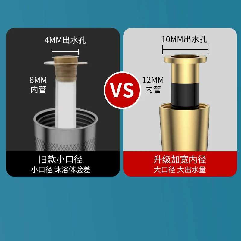 15/2/ ible Shower Hose Stainless Steel 10mm Inner Tube Enlarged Large Flow Long Bathro Shower Pipe Bathro Accessories Y251107