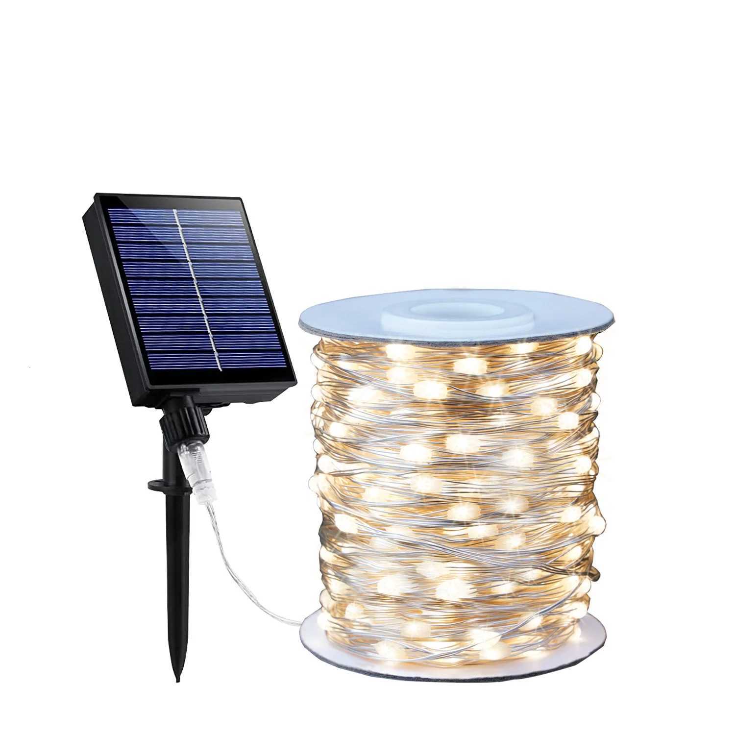 50Meters Solar Power String Lights LED Waterproof Fairy Lights for Holiday Wedding Outdoor Garden Room Decoration W251107