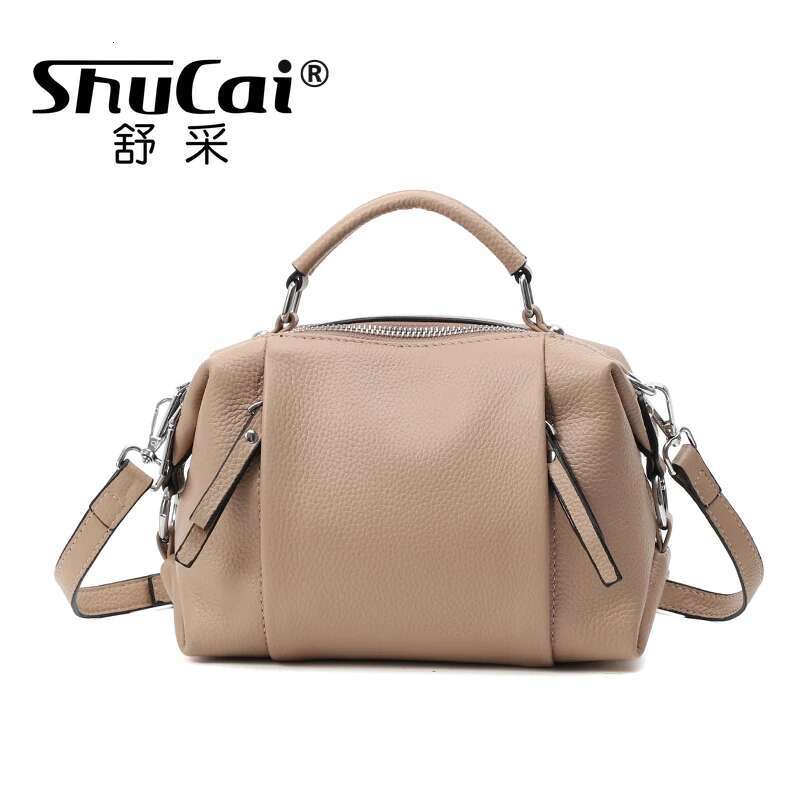 Genuine Leather Handbag Brand Design Elegant Fashion Female High Quality Shoulder Bag Simple Casual Ladies Crossbody Bags Soft