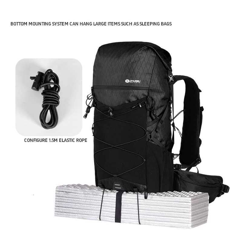 ANMEILU Camping Backpack 40L Large Capacity Waterproof Climbing Bag Ultralight Travel Man Backpack Outdoor Hiking BackpackXJ251106