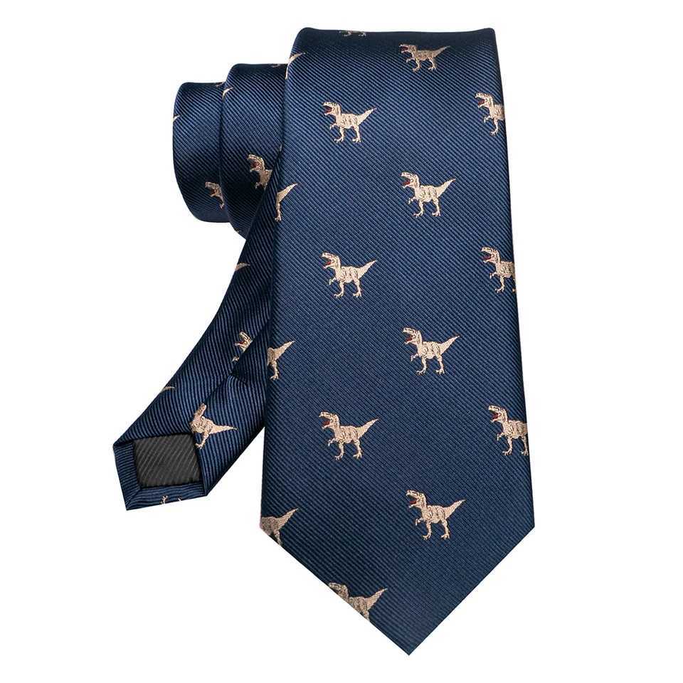 EASTEPIC 8 cm Red Blue Jacquard Ties for Men Mens Necktie Quality Accessory Business Gift Fox Dragon Flamingo Snail Duck X250407