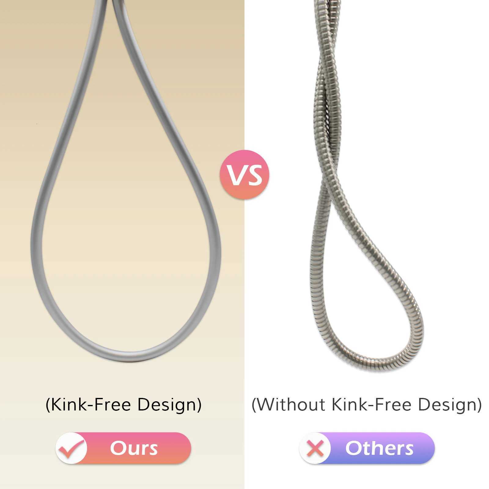 BRISKSPRING ible Silicone Shower hose 15M 175M Long Explosion Proof Shower Hose Plumbing Pipe Bathro Accessories Y251107