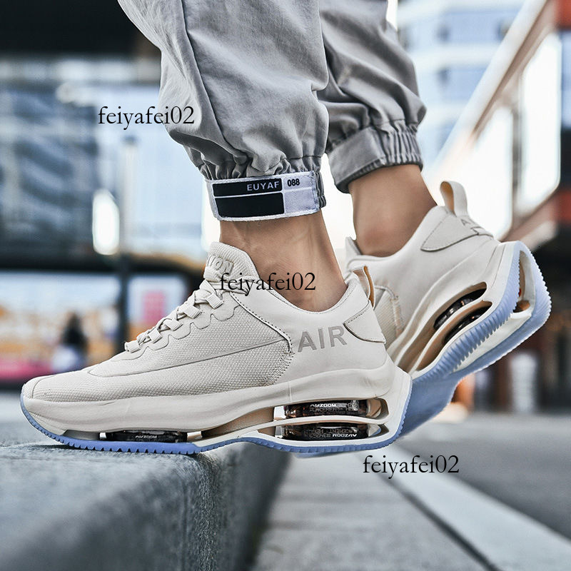 Top Men's shoes 2025 summer and autumn new double layered air cushion sports shoes, full-length men's casual sports running shoes, dad shoes