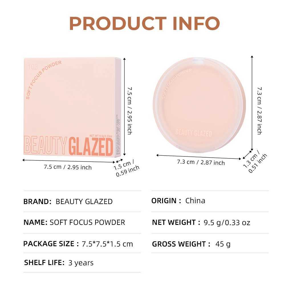 Beautiful glass oil control pressed flour smooth and flawless fine lines and lightweight finishXJ250407