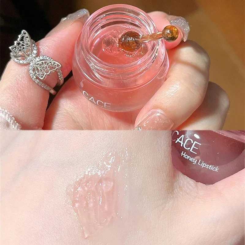 1 piece of natural honey cherry blossom lipstick waterproof and long-lasting moisturizing lipstick dry proof and moisturizing lipstick W250407