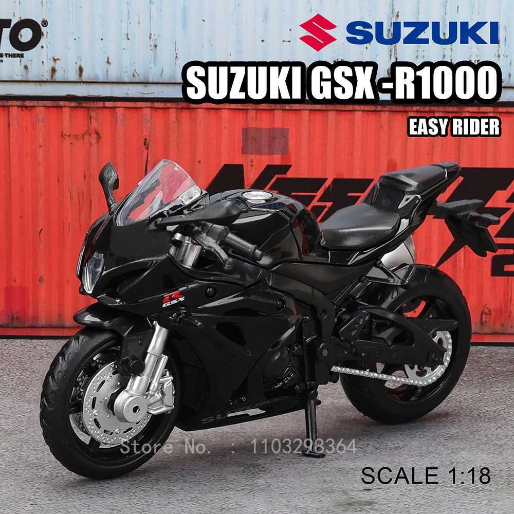 MSZ 1 18 Suzuki GSX-R1000 Motorcycle Alloy Car Model Childrens Toy Car Die Casting Motorcycle ModelXJ250407