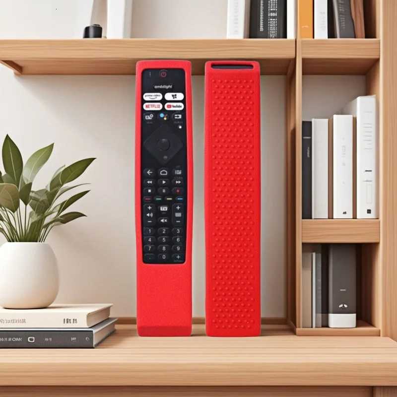 Silicone Case Fit for Philips Smart TV Remote Control 50PUS8106/12 55PUS8106/12 43PUS7406/12 Protective Cover Anti-Slip K251106
