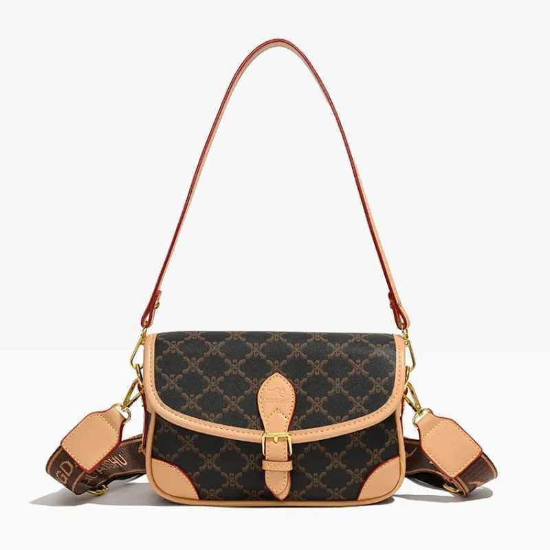 Fashionable Ladies Crossbody-Bag Crafted From Soft Leather Featuring High-End Quality And Paris Commuter Vintage LookW251107