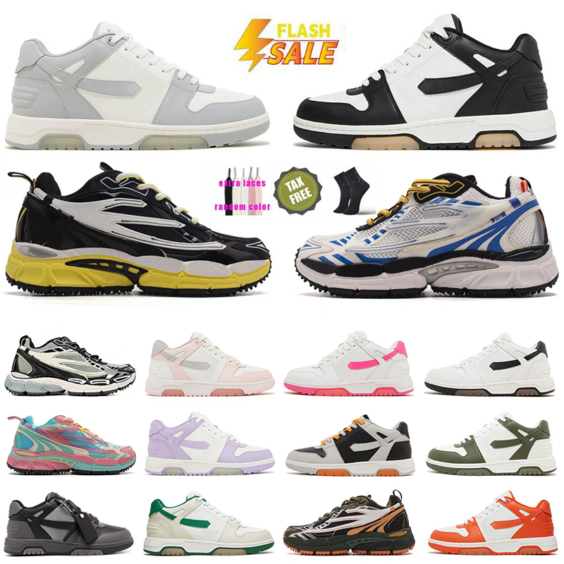 Luxury Out Of Office OOO Low Tops White Sneakers Designer Shoes Arrows Motif Brand Calf Leather Black Whites Be Right Back Fashion Low Dhgate Trainers Tennis