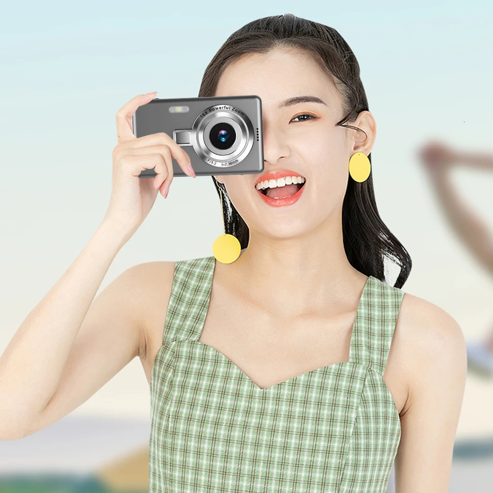 4K HD 1080P Digital Camera AntiShake Autofocus Vlogging 24 Inch IPS Screen Pography for and Video 251104