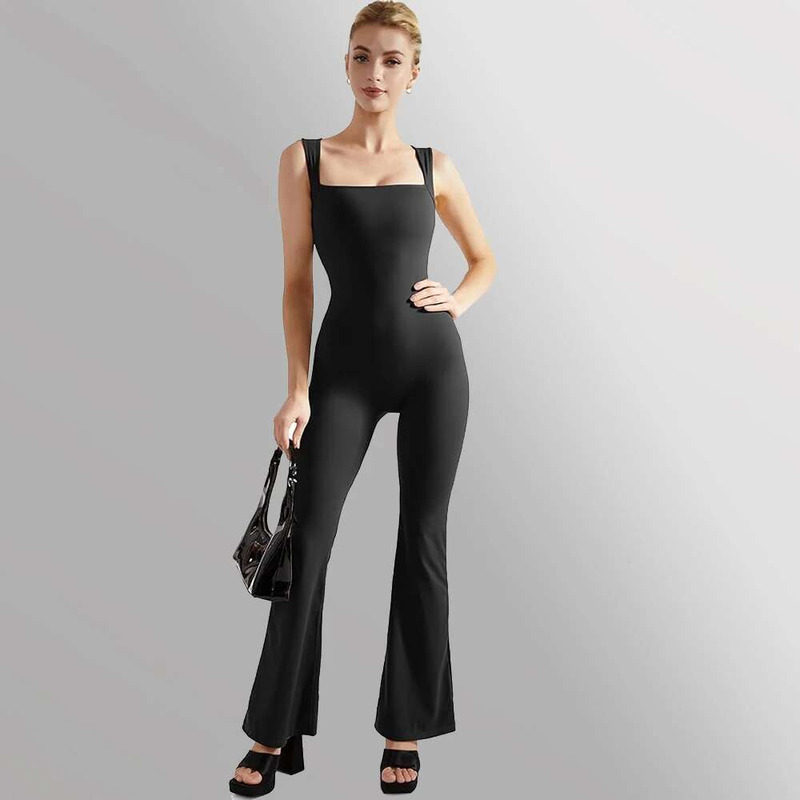 Sleeveless Jumpsuit Yoga Sets For Women Sports Overalls Sexy Workout Clothes One-Piece Suits Fiess Bodysuit Gym Sportswear