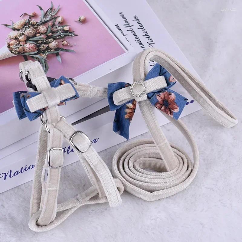 Update Dog Chest Strap Traction Rope Cat Teddy Small Chain Vest Walking Pet Supplies