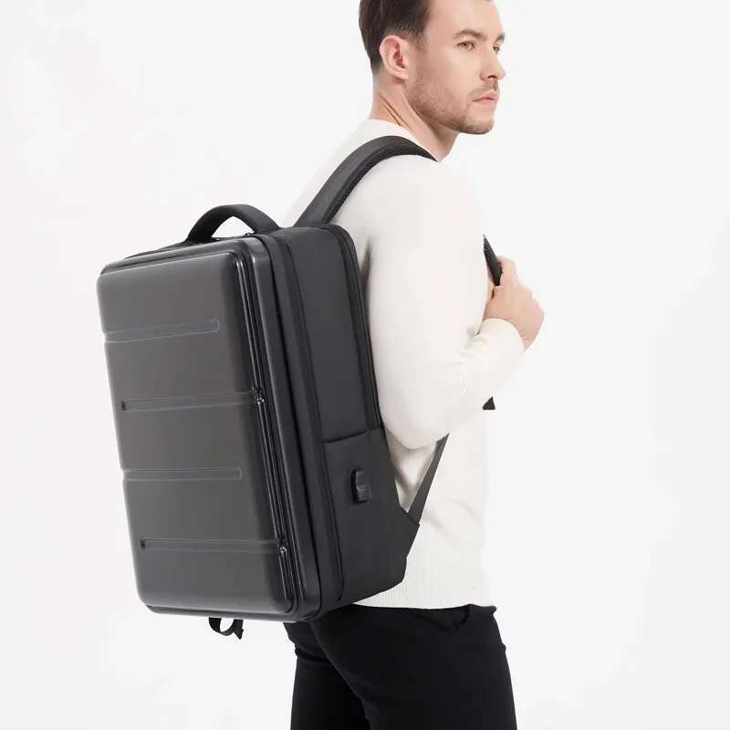 New Waterproof Business Travel Laptop Backpack Men Anti-Theft Casual Aesthetic Backpacks Large Capacity USB Charging Bag Male