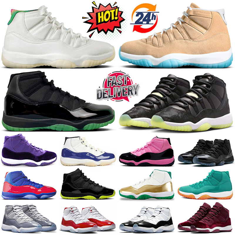 H-Town 11 11s Basketball Shoes Women Men 285 Atlanta Stealth Tropic Rare Inner Beast Purple Rain Gamma Blue Cherry Cool Grey Mens Trainers Outdoors Sneakers