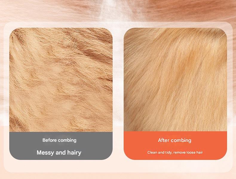 Ergonomic DHpet Pet Care Kit - Conveniently Charged Grooming Spray and Brushing System