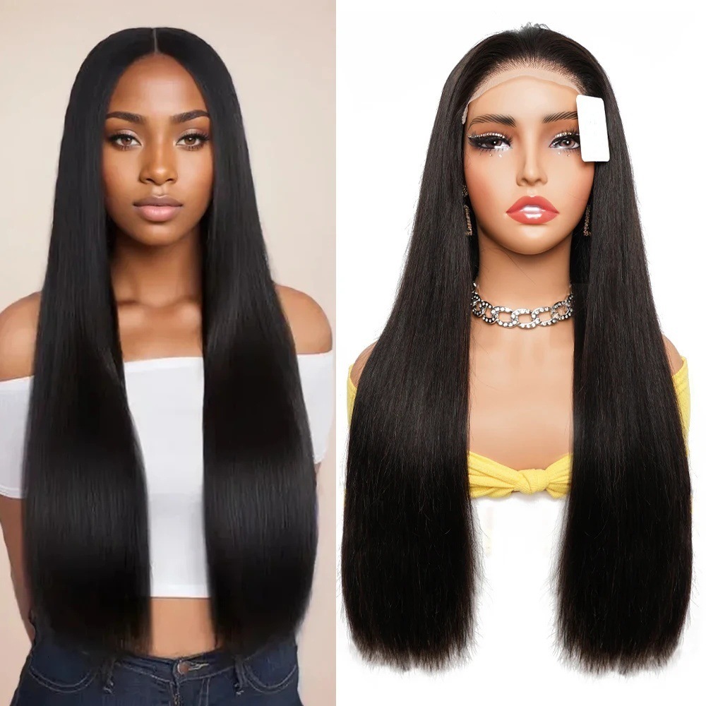 13A HD 5*5 Glueless Bob 300%Density Bone Straight