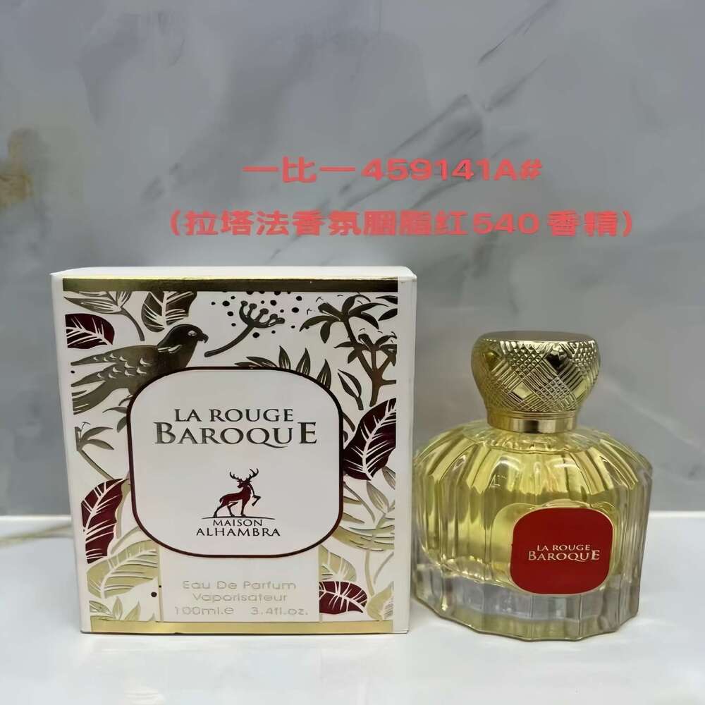 Designer perfume Foreign Trade Cross Border Hot Item Baroque Middle Eastern Arabian Woody Fragrance Perfume Ebony Silk Red Lasting Premium Fast Shippi