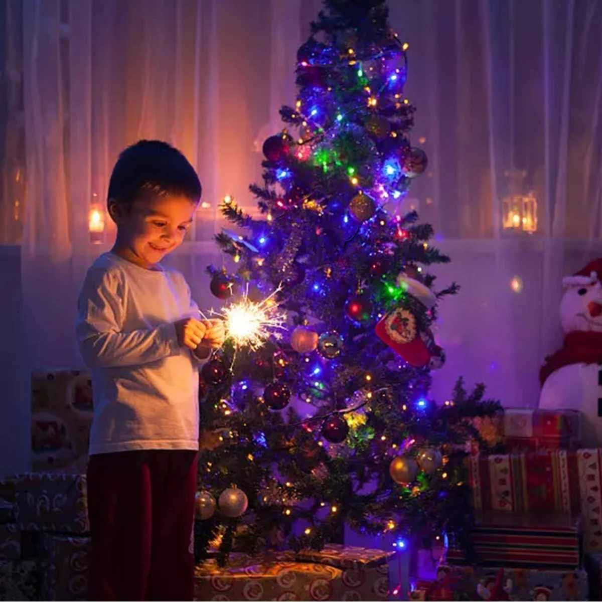 1000 LEDS 100M Halloween Lights LED String Lights Outdoor Waterproof W/WW/RGB LED Fairy Light with 8 Modes Christmas Decoration W251107