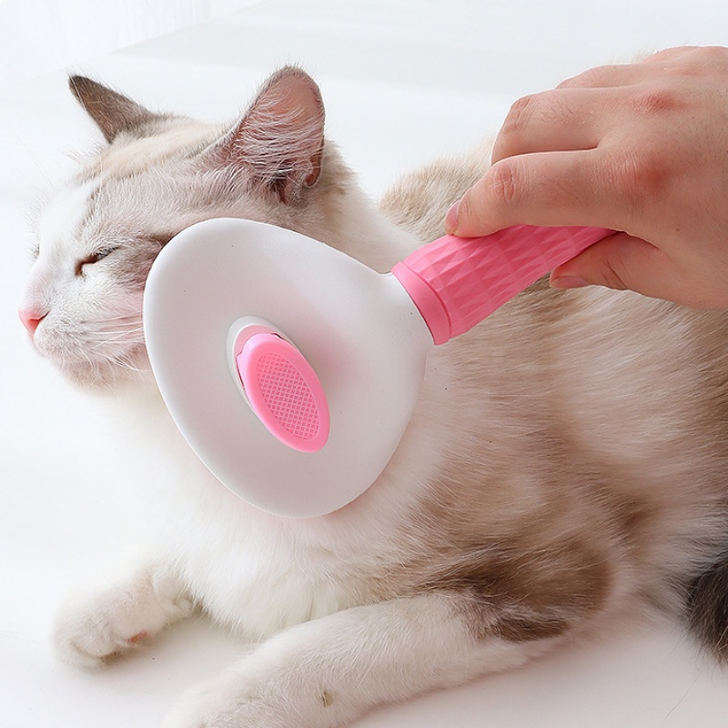 Dog Hair Comb Grooming Brush Pet Comb Self Cleaning Slicker Remove Hairs Brush Pets Dematting Comb Beauty Slickers Dogs Combs