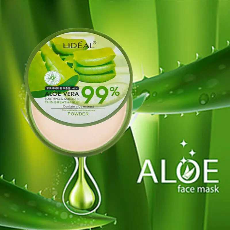 99% aloe facial powder smooth powder waterproof breathable and moisturizing makeup concealer bright foundation make-upXJ250407