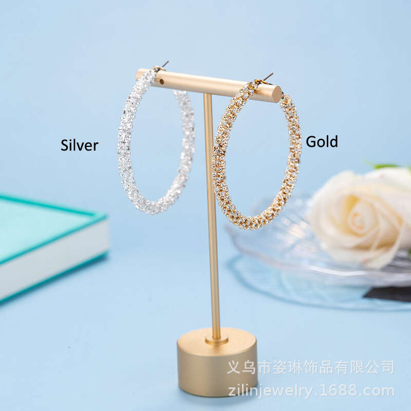 60MM Claw Chain Water Dia Hot Style Large Loop Earclip Earrings Fashion OL