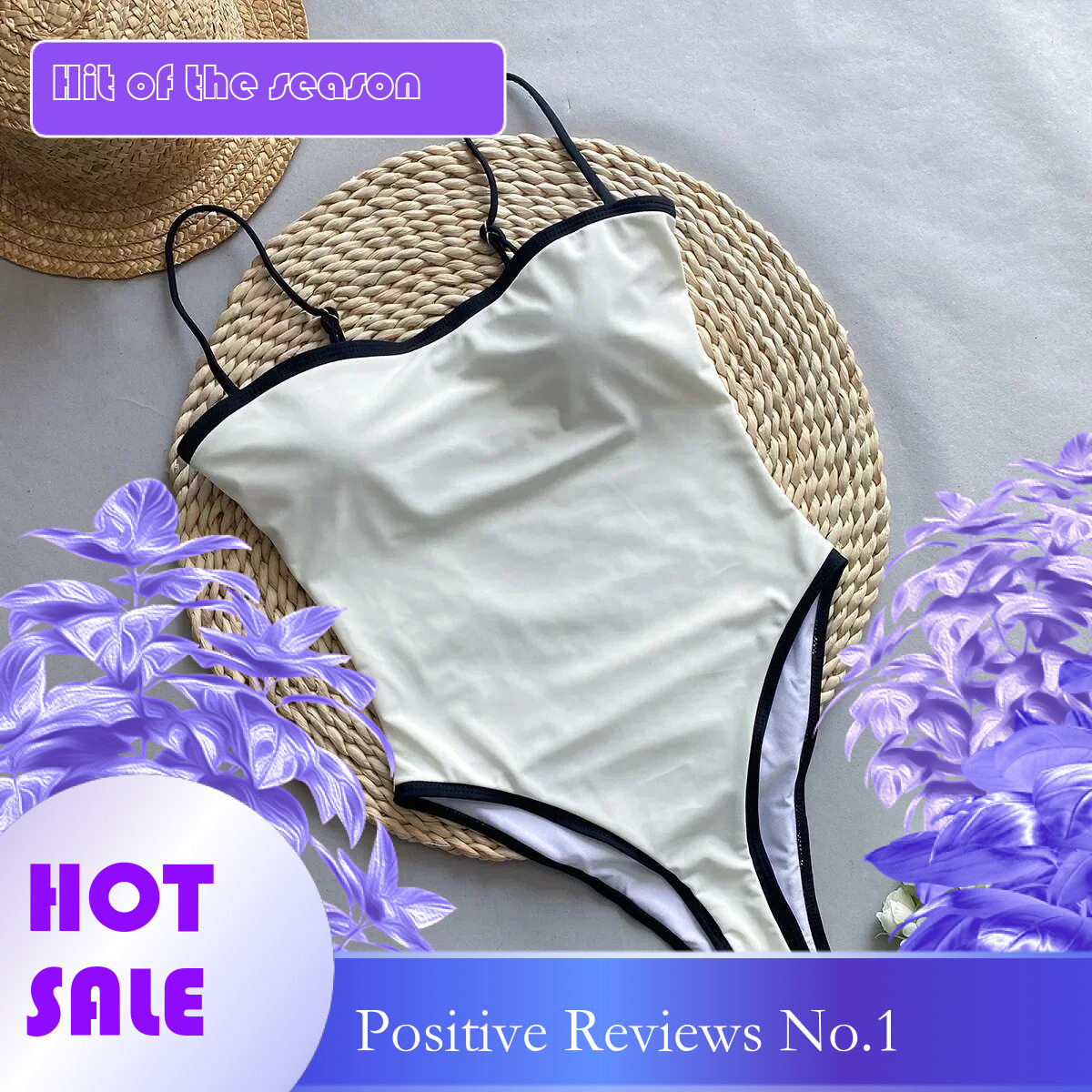 Dongdumaoyi Sexy White Black Cobtrast One Piece Swimsuit Women Halter Push Up Slim Tummy Control Swimwear Beach Holiday Bathing Suits