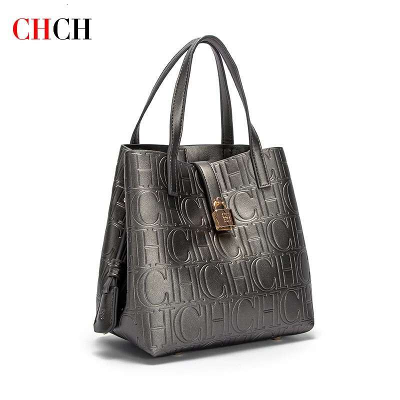 CHCH Women's Tote New Steel Emed Handheld Bun Mother Shopping Bag