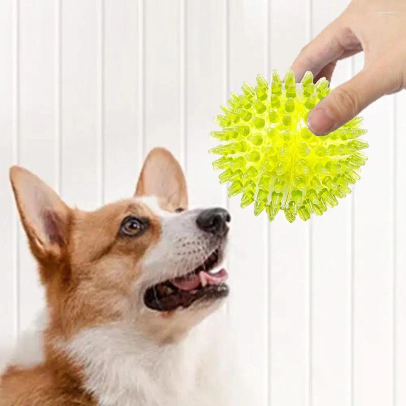 Update Squeaky Dog Ball Toy Safe Teeth Cleaning Interactive Puppy Chew Training Toys Pet Supplies Boredom Relief