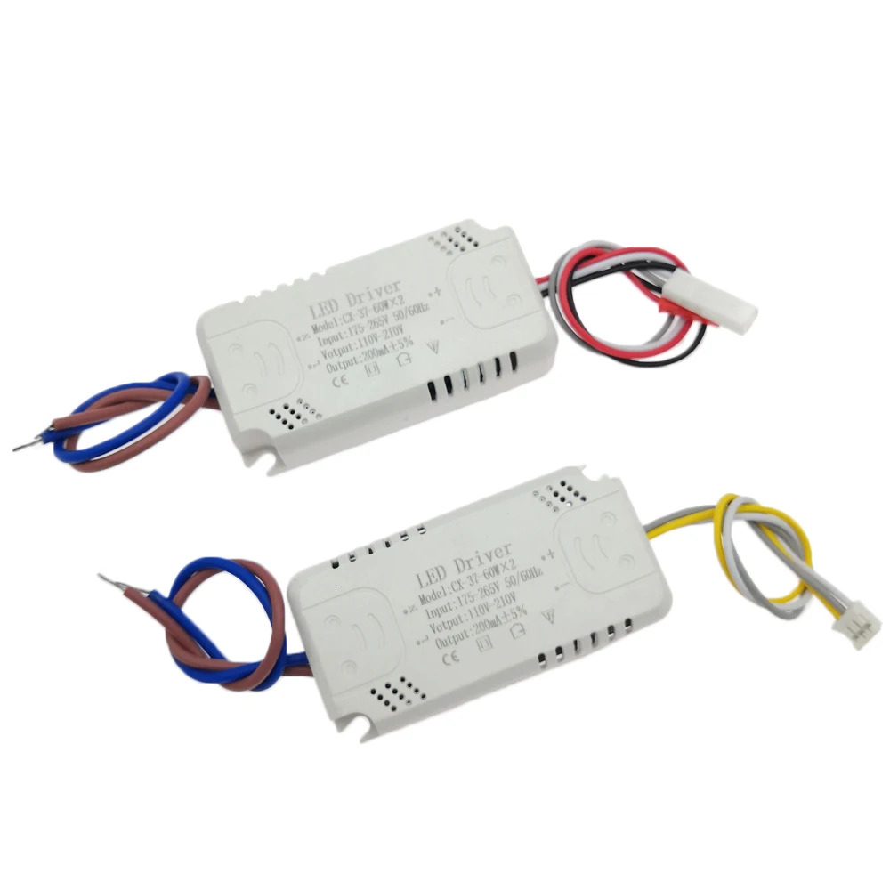 8W-160W LED Driver 3 color Adapter For LED Lighting AC220V Non-Isolating Transformer For Ceiling Light Chandelier Replacement