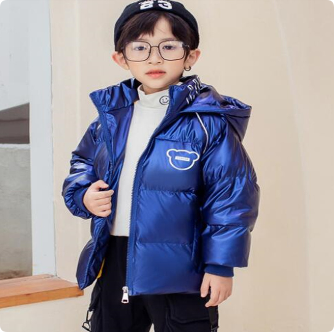 Fashion Luxury Kids Hooded Thick Duck Down Coat Jackets Designer Children Boys Girls Outdoor Outerwear 2-6 Years Clothes Winter Warm Jacket