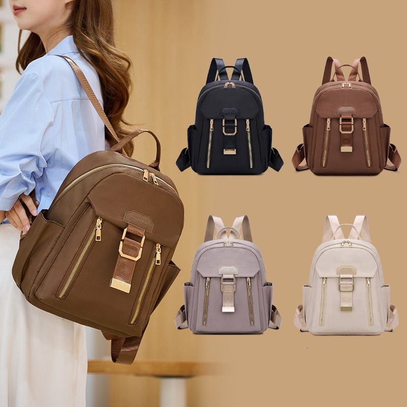 New Fashion Versatile Women's Large Capacity Lightweight Commuter Backpack Casual Travel School Bag
