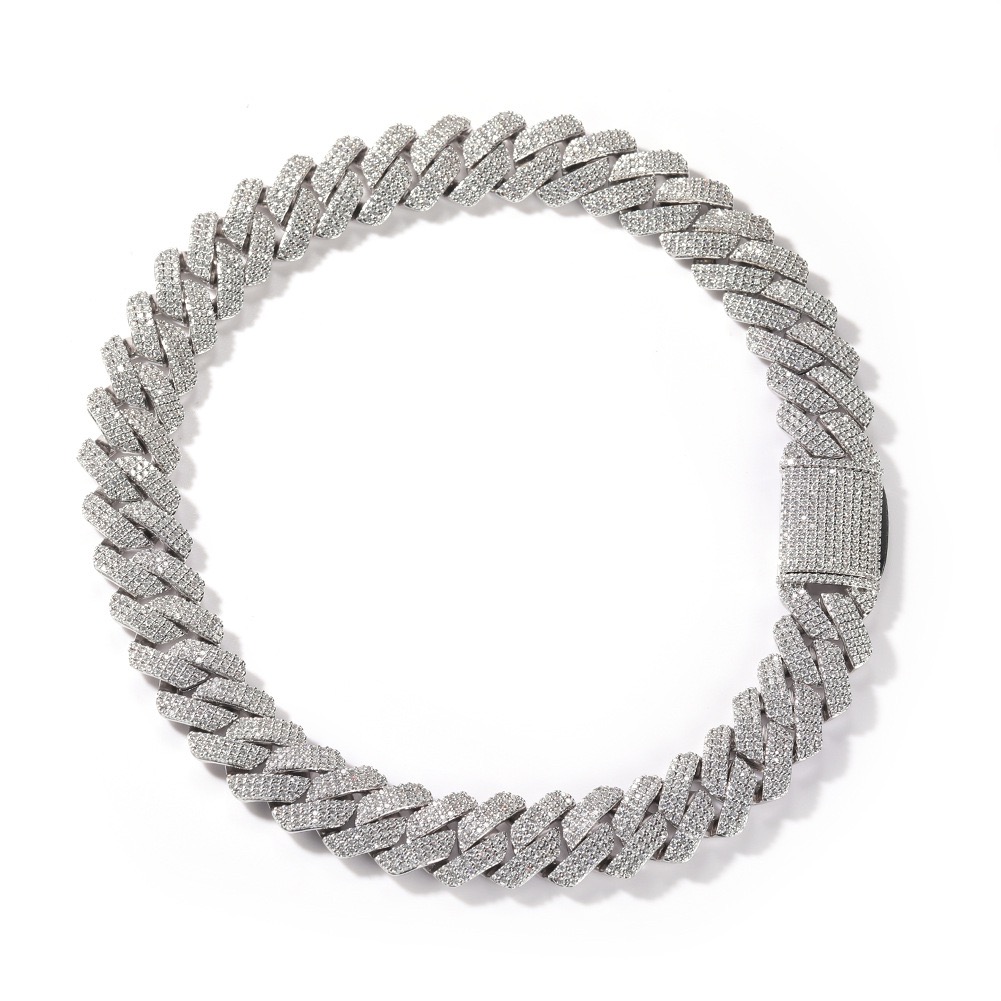 Stylish Moissanite Charms on a Sleek Gold Necklace Ideal Fashion Statement for Modern Men's Wardrobe