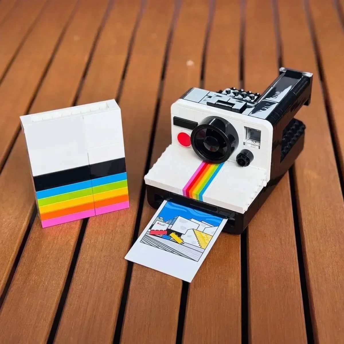 Designer Creative Retro CAMERA OneStep Classic Toys Display Idea Model Building Blocks Bricks Christmas Gift Y251107