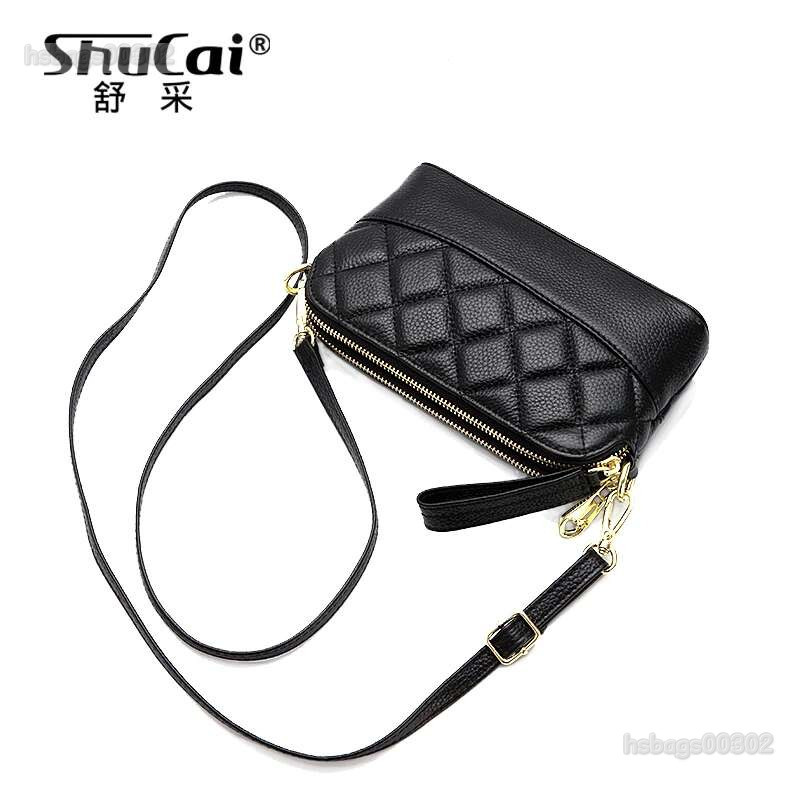 Genuine Leather Crossbody Bag Small Cow Leather Shoulder Bags For Women