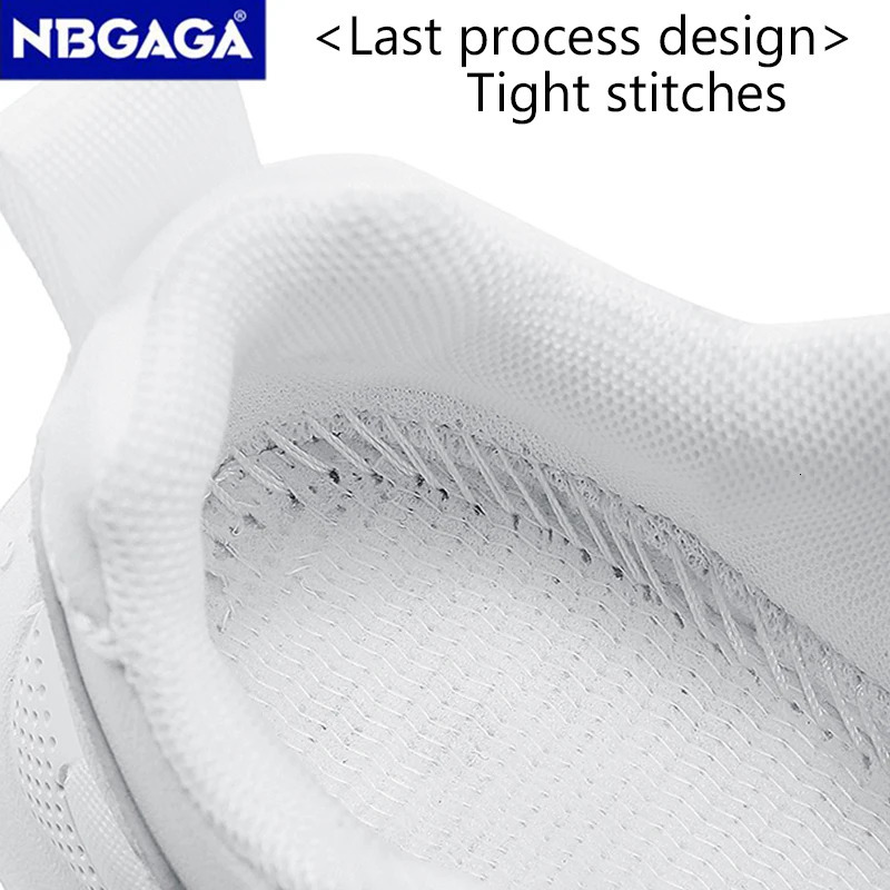 White Childrens Leather Casual Shoes For Boy Girls Outdoor Running Sneakers Breathable Mesh Kids School Walking Sport Non Slip 250402