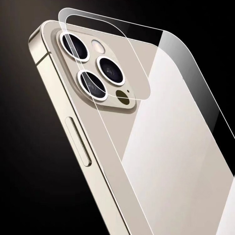 Anti-shatter Back Tempered Glass Back Screen Protector For iPhone 16 15 14 13 12 Mini 11 Pro X Xr Xs Max 8 7 6S Plus 2.5D Film With Retail Package