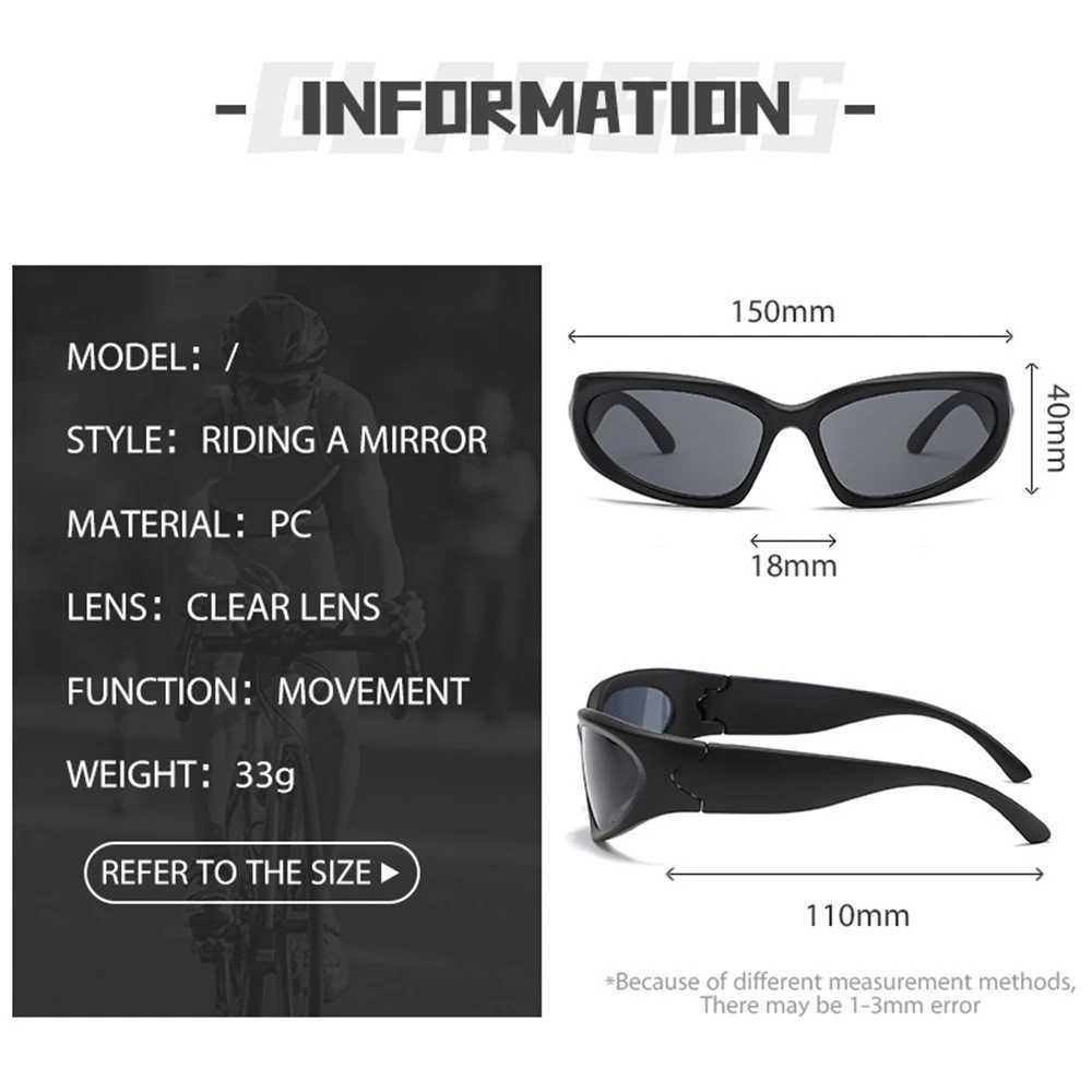 2023 New Polarized Punk Sunglasses Women Men Outdoor Sports Cycling Sun Glasses Vintage Driver Goggle Shades UV400 EyewearC250412