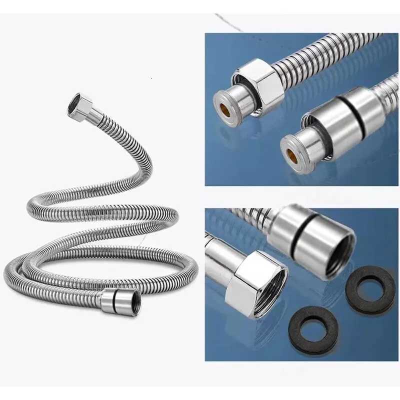Baokemo Stainless Steel ible Shower Hose Tube Pipe For Bathro Accessories Shower Tube High Strength Hot And Cold Hose Y251107
