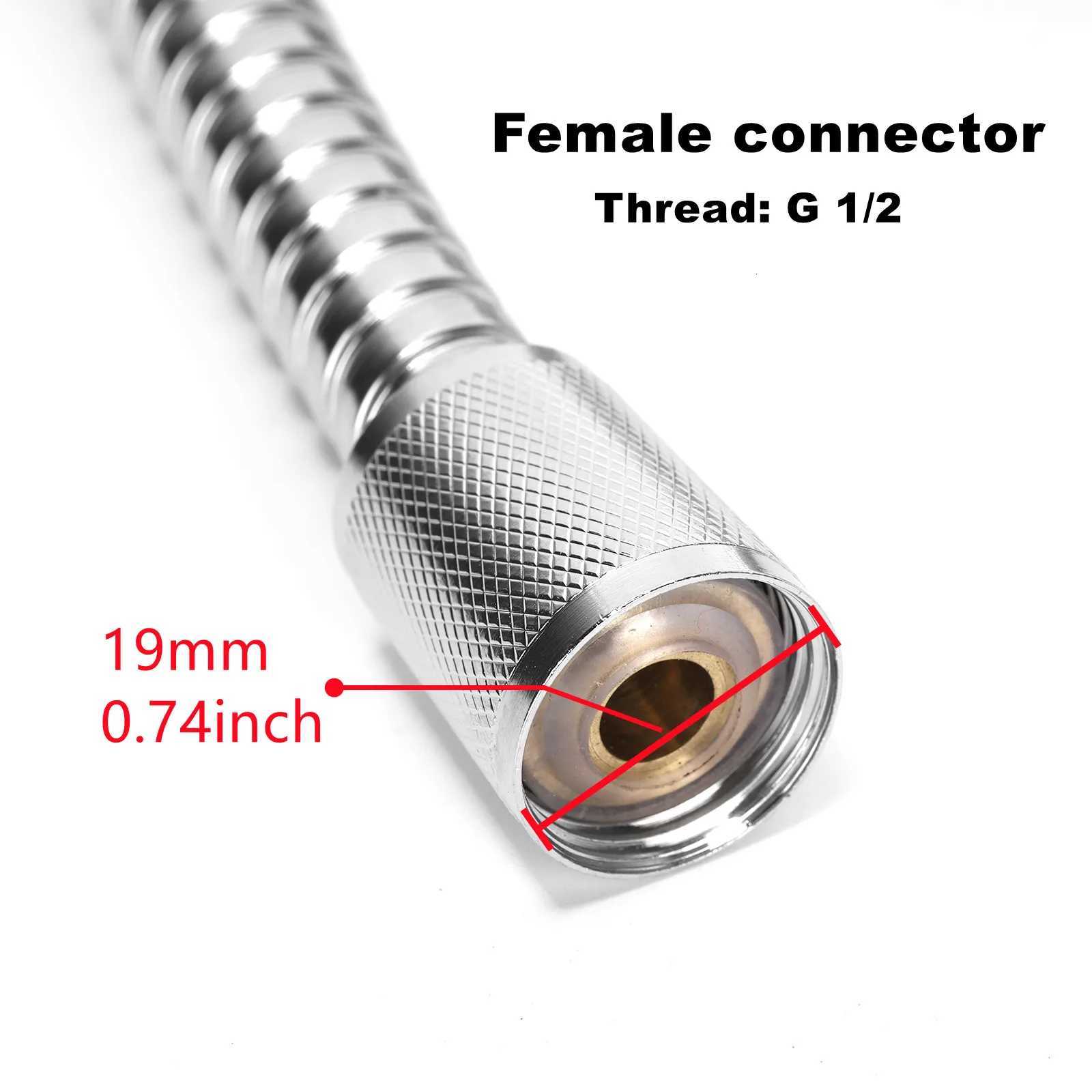 Kitchen Faucet Pl Out Hose Stainless Steel PlatedM15G1/2 78inch Replacement Cpatible With Grohe Ladylux EuroPlus Alira Y251107