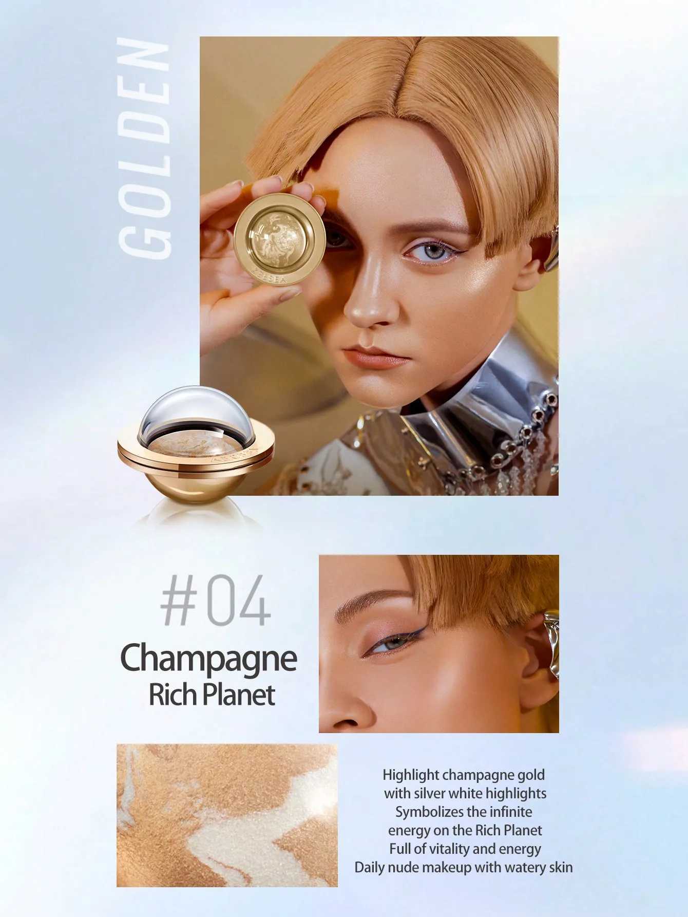 Zeesea Interstellar Highlight Powder Makeup for WomenXJ250407