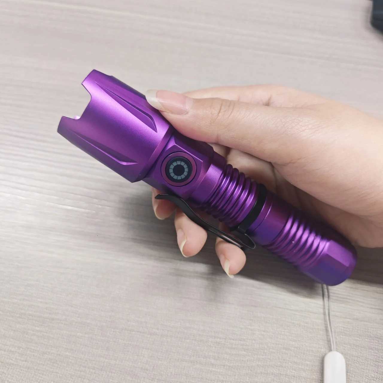 30W 395nm UV Flashlight USB-C Rechargeable Powerful Black Light for Pet Urine Detection And Resin CuringW251106