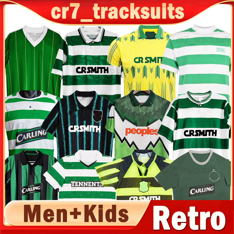 Retro 1966 67 celticfc Soccer Jerseys LARSSON 1980 84 86 88 CelticJerseys 1991 93 95 MORAVCIK KEANE SUTTON 1997 99 HARTSON NICHOLAS 2001 05 07 2010 12 Football Shirts