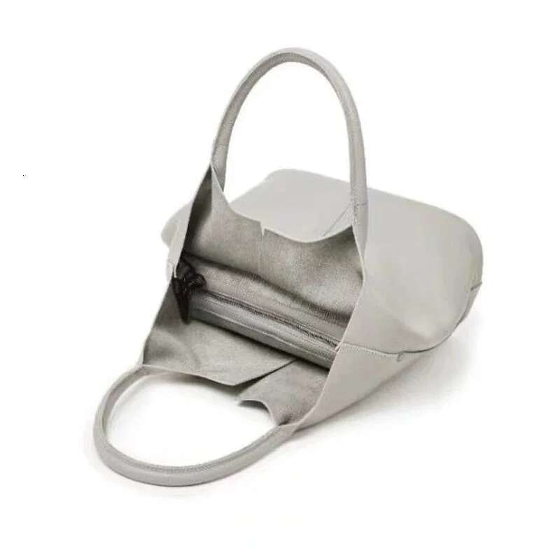 Soft Genuine Shopper Set Female 100% Real Leather Tote Women Large Shoulde Bucket Bag Commute 2025 New