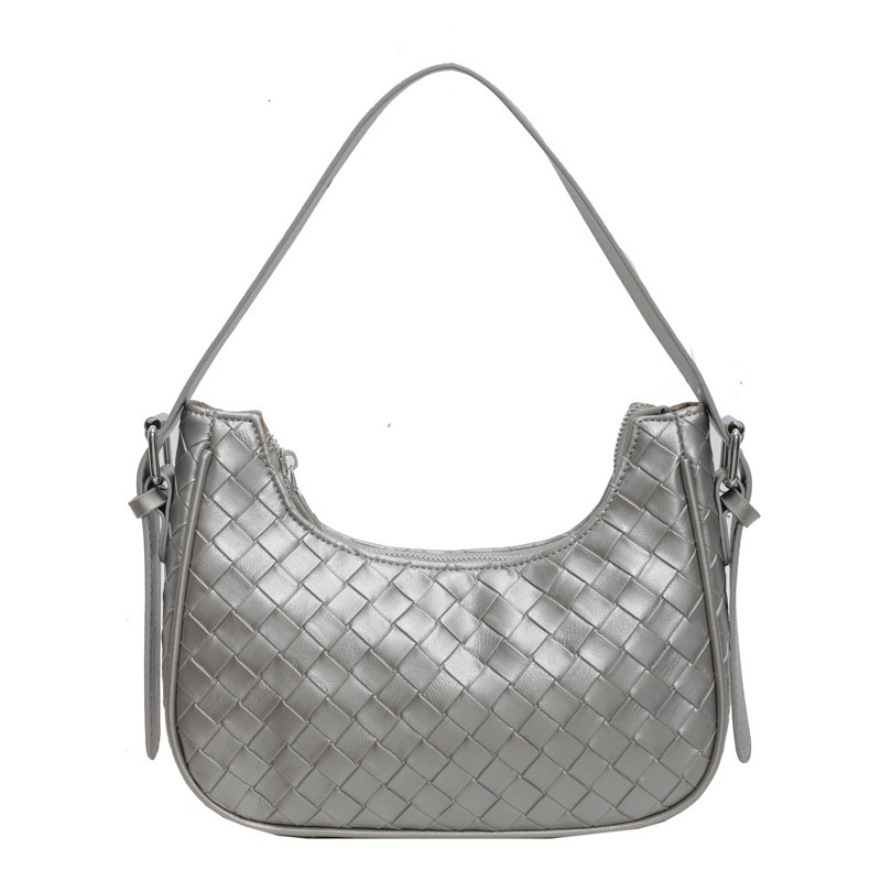 2025S Designer Women S Bag This Year S Popular Hand Held Woven Women S New And Fashionable Versatile Shoulder Commuting Simple Armpit Bag