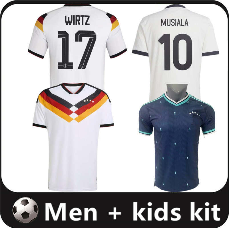 26 27 Germany soccer jerseys 125 Year Anniversary WIRTZ PAVLOVIC WOLTEMADE KIMMICH Fans Player version 2026 2027 World Cup shirts long sleeves Men Kids Kit Set 16-4XL