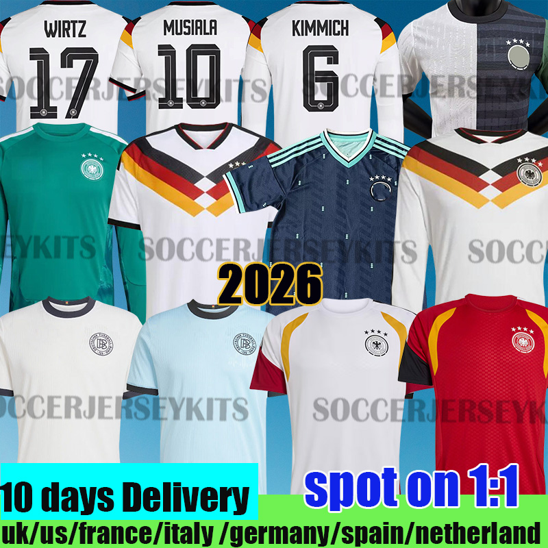 germany 2026 world cup Germany 125TH Kit alemania euro soccer jerseys deutschland trikot KROOS football shirt kids kit Deutschland maillot allemagne EM trikots
